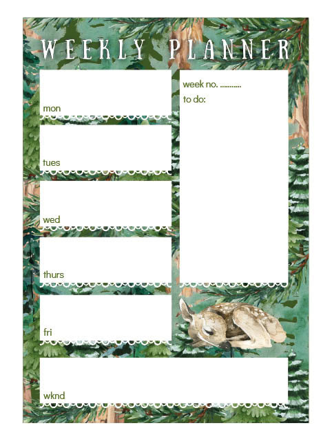 Valokuva tuotteesta Magneettilehtiö Weekly planner A4, kuuluu tuoteryhmään Lehtiöt ja vihkot.