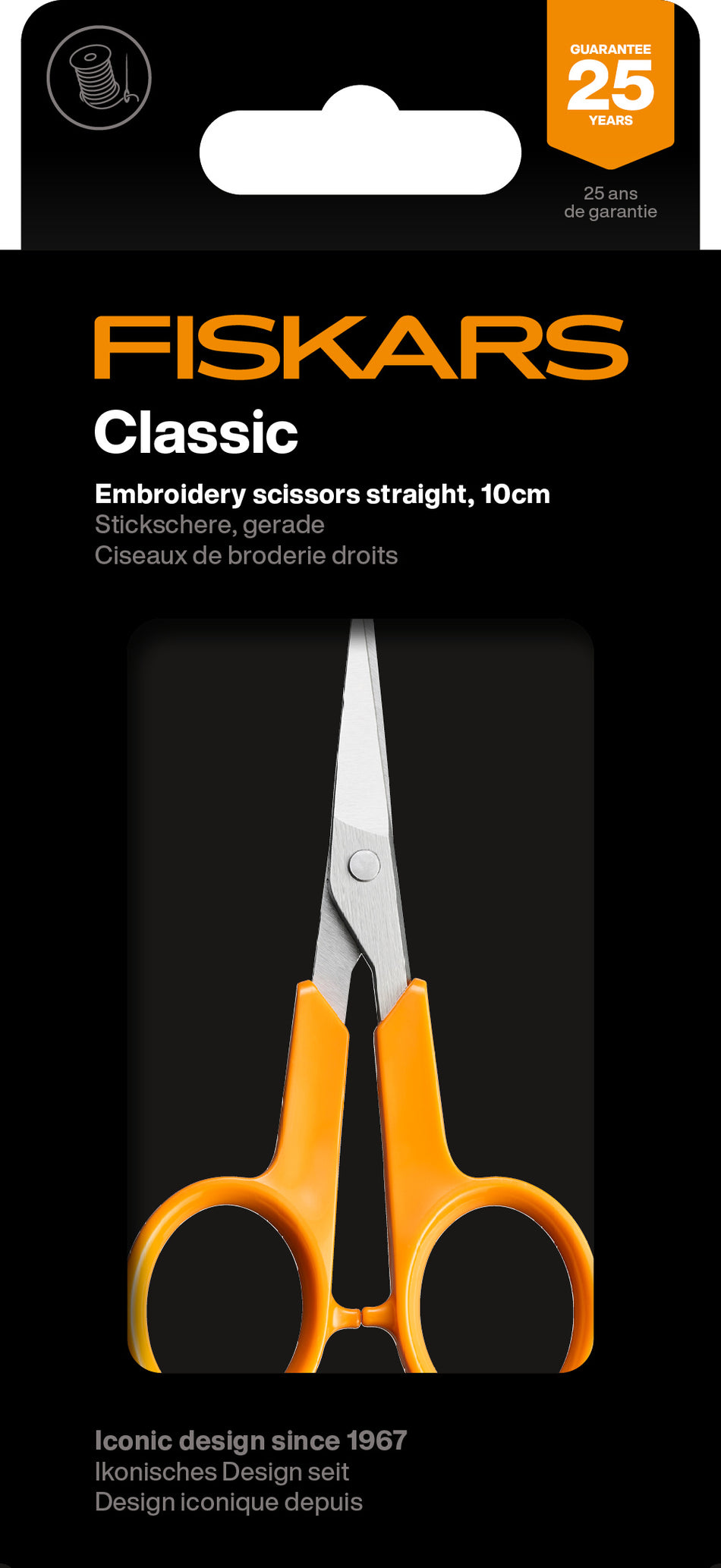 Valokuva tuotteesta Sakset koruompeluun 10 cm Classic Fiskars, kuuluu tuoteryhmään Liimat ja sakset.