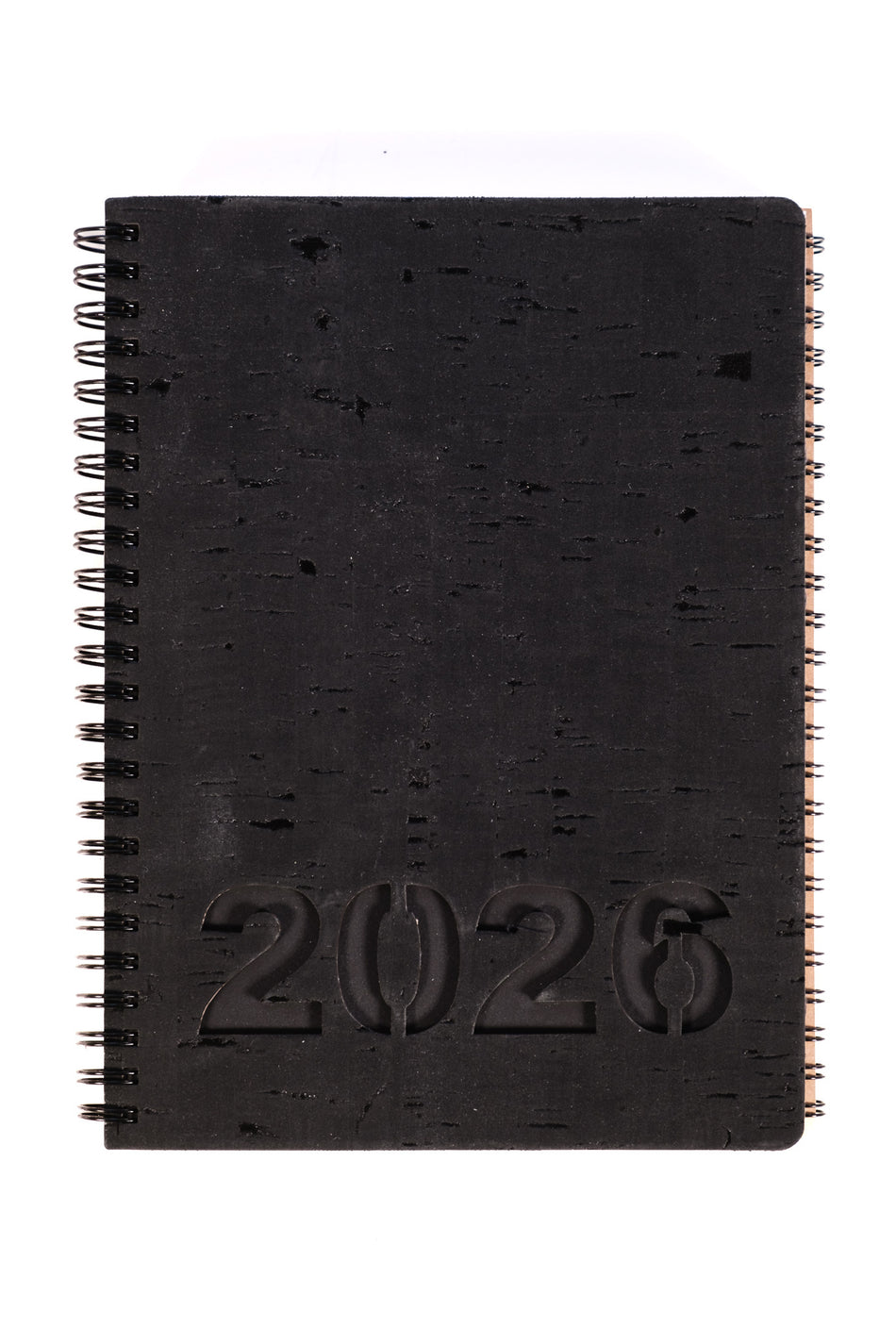 Valokuva tuotteesta Vuosikalenteri vihko-osalla A5 Private Case Luonnonkorkki Musta, kuuluu tuoteryhmään Tasku- ja pöytäkalenterit.