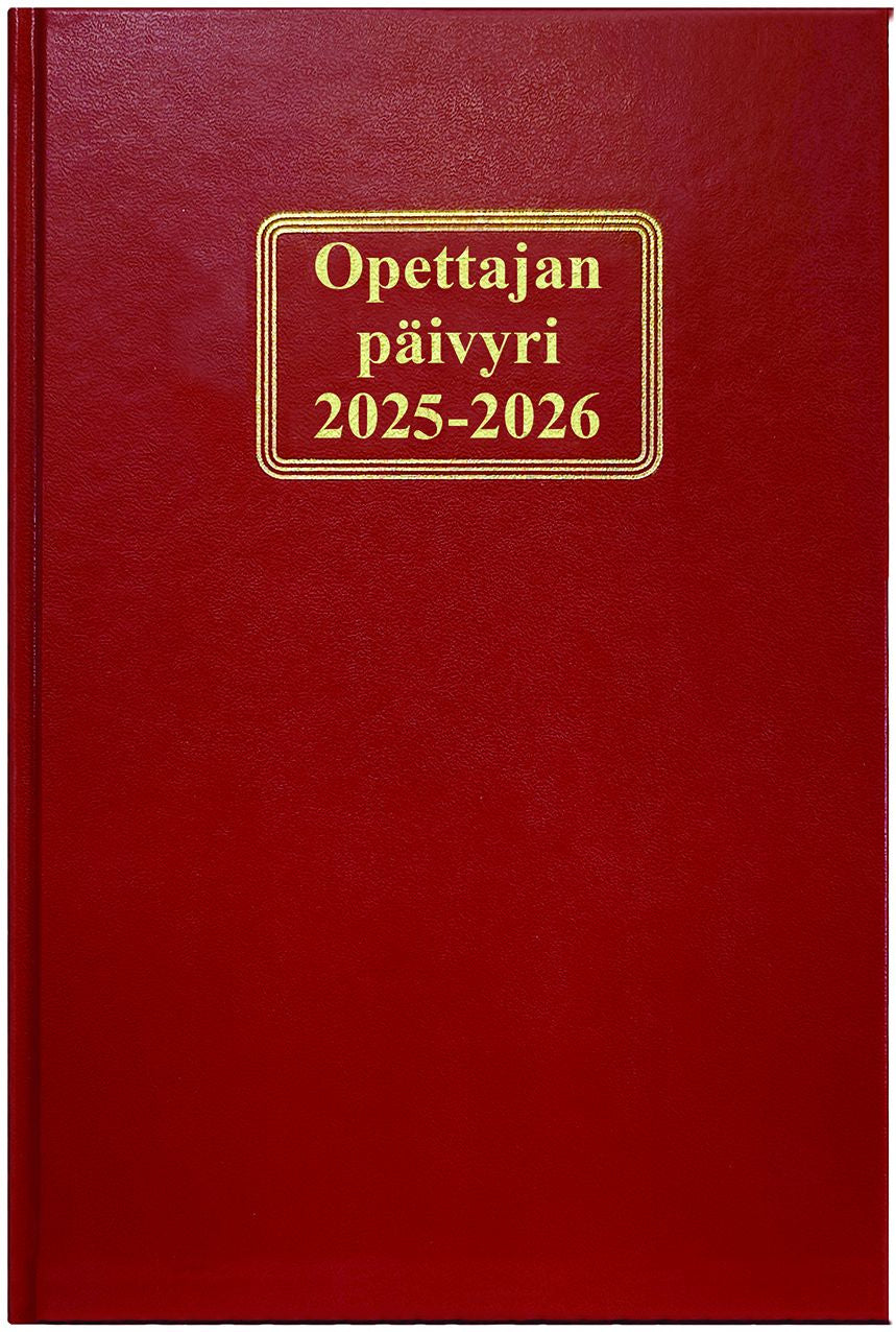 Valokuva tuotteesta Opettajan päivyri 2025-2026, kuuluu tuoteryhmään Tasku- ja pöytäkalenterit.
