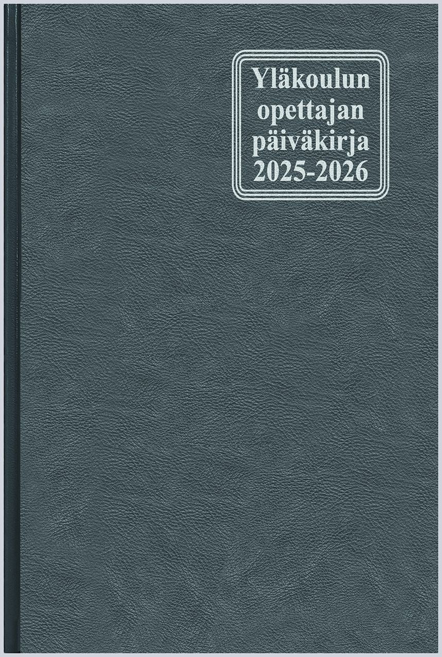 Valokuva tuotteesta Yläkoulun opettajan päiväkirja 2025-2026, kuuluu tuoteryhmään Tasku- ja pöytäkalenterit.