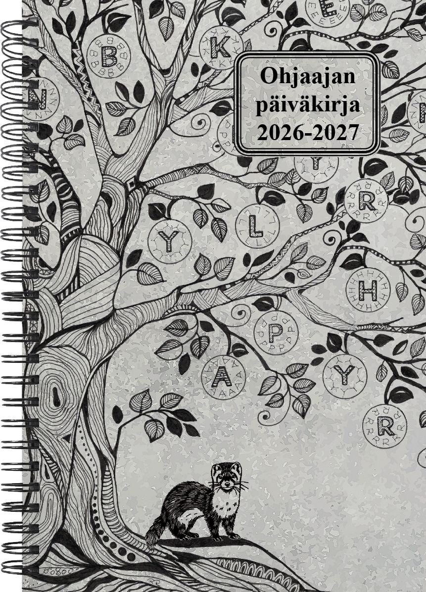 Valokuva tuotteesta Ohjaajan päiväkirja 2026-2027, kuuluu tuoteryhmään Tasku- ja pöytäkalenterit.