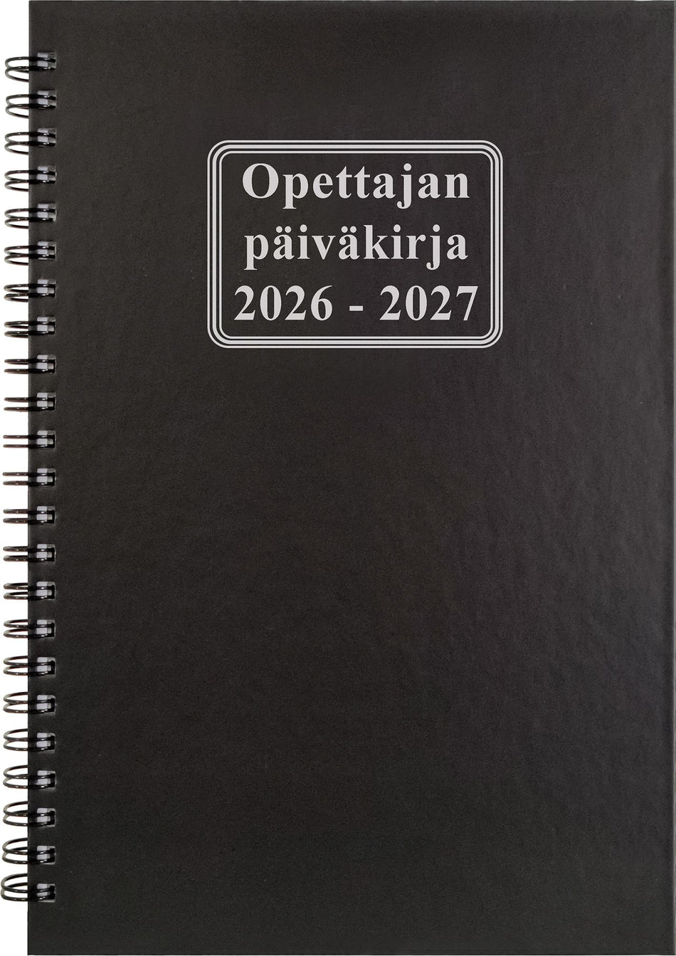 Valokuva tuotteesta Opettajan päiväkirja 2026-2027, kuuluu tuoteryhmään Tasku- ja pöytäkalenterit.