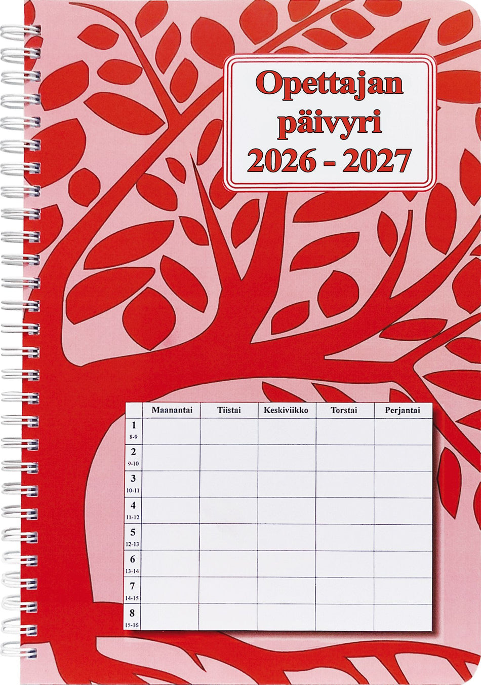 Valokuva tuotteesta Opettajan päivyri 2026-2027, kuuluu tuoteryhmään Tasku- ja pöytäkalenterit.