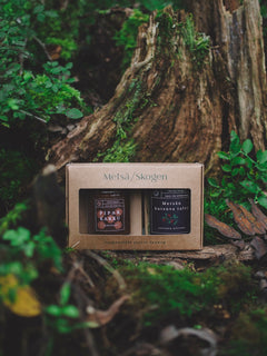Lahjapakkaus Piparkakku & Hunaja ja Metsän kutsuva talvi - tee Metsä/Skogen
