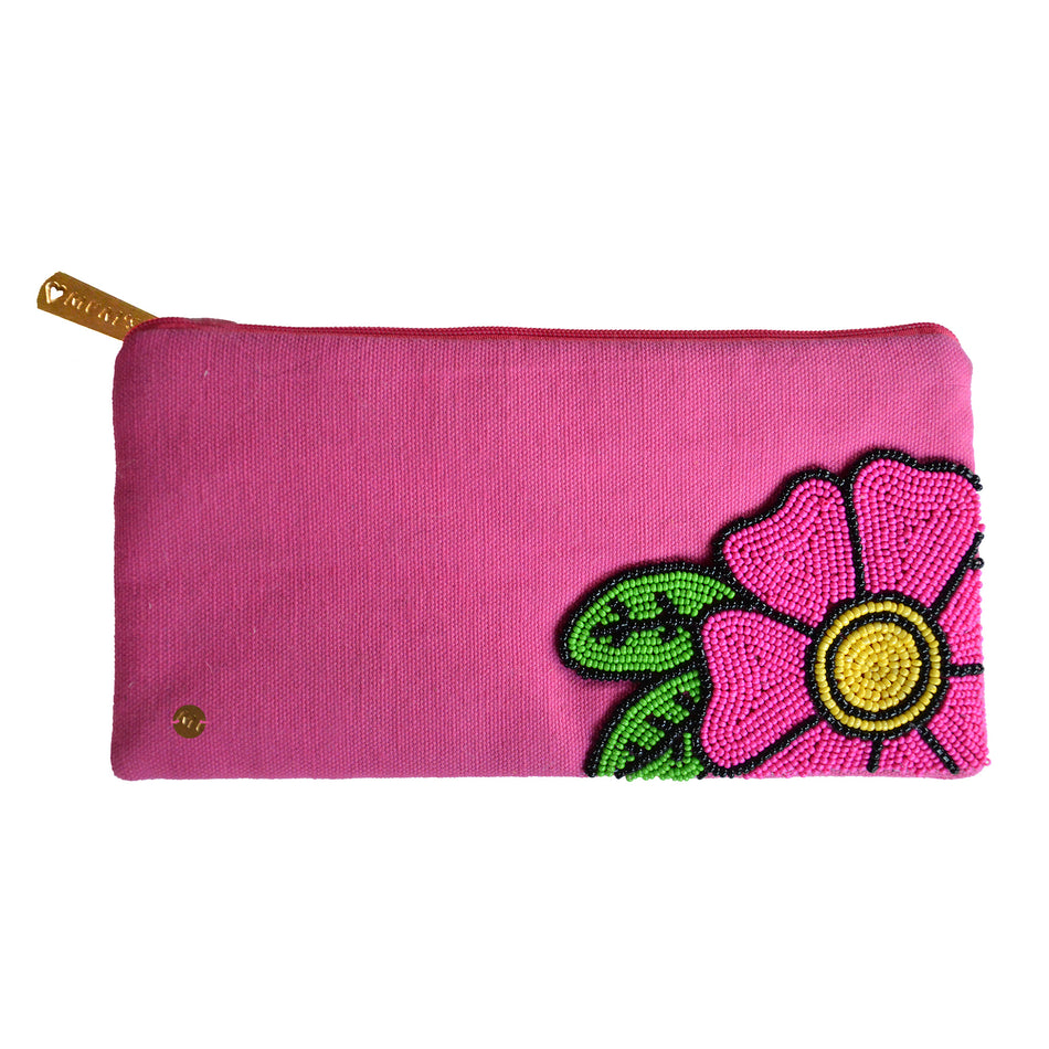 Valokuva tuotteesta Pussukka Mum's Kesäkukka pinkki, kuuluu tuoteryhmään Laukut kukkarot.