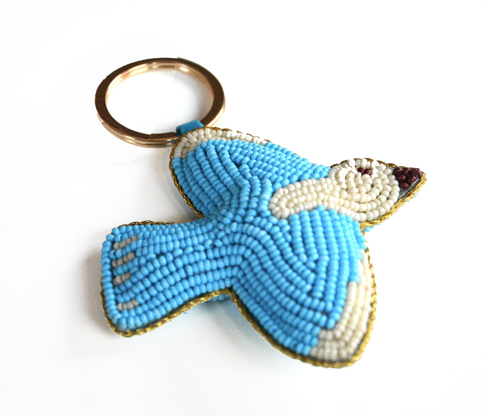 Valokuva tuotteesta Avaimenperä Mum's Sinilintunen, kuuluu tuoteryhmään Asut asusteet.