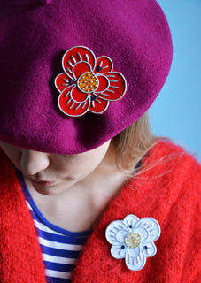 Rintakoru Mum's Valko-orvokki