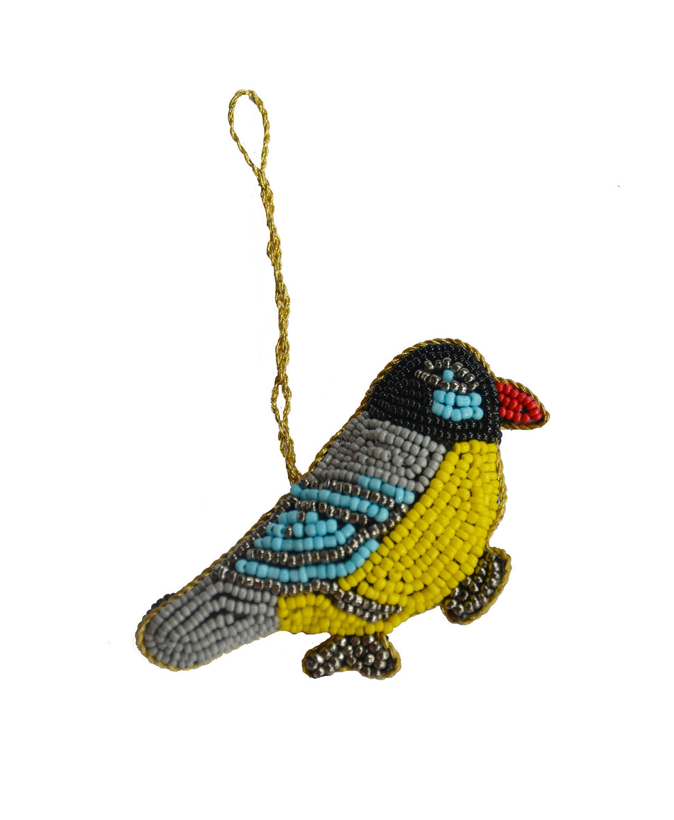 Valokuva tuotteesta Joulukoriste Mum's talitintti, yellow bird, kuuluu tuoteryhmään Sesonkituotteet.