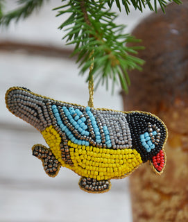 Joulukoriste Mum's talitintti, yellow bird