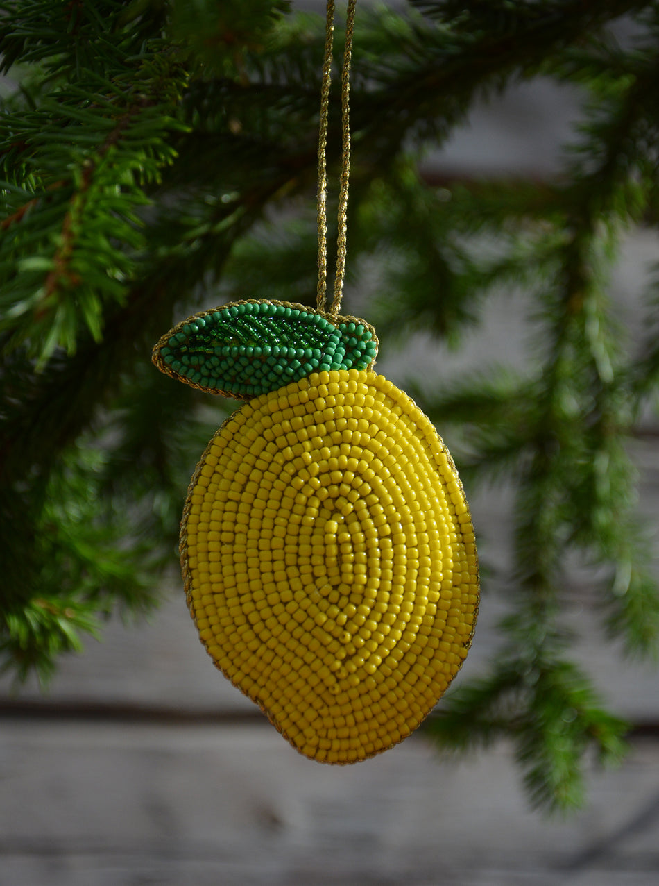 Valokuva tuotteesta Joulukoriste Mum's sitruuna, lemon, kuuluu tuoteryhmään Sesonkituotteet.