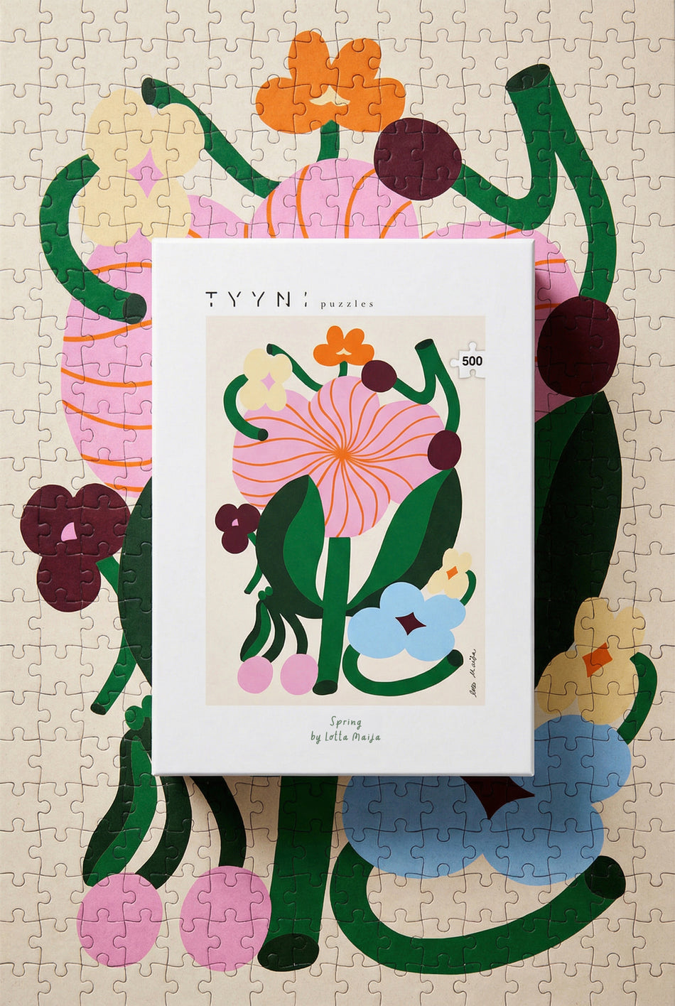 Valokuva tuotteesta Palapeli 500 palaa Tyyni Puzzles Spring, kuuluu tuoteryhmään Palapelit.