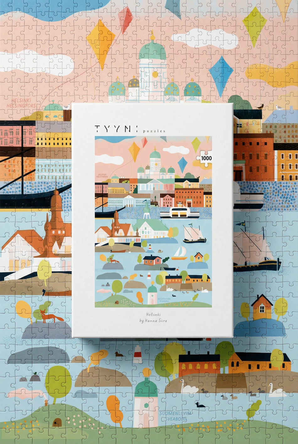 Valokuva tuotteesta Palapeli 1000 palaa Tyyni Puzzles Helsinki, kuuluu tuoteryhmään Palapelit.