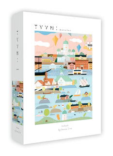 Palapeli 1000 palaa Tyyni Puzzles Helsinki