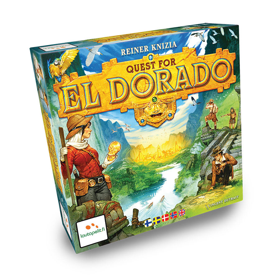 Valokuva tuotteesta Quest for El Dorado -lautapeli, kuuluu tuoteryhmään Lautapelit.