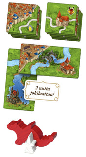 Carcassonne Lähde ja Lohikäärme, 3. lisäosa