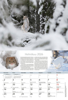 Luonnonkalenteri 2026 (suomenkielinen)