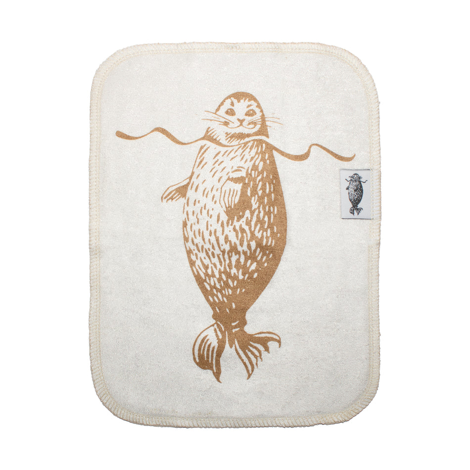 Valokuva tuotteesta Kestotiskirätti Suomen Luonnonsuojeluliitto Retrologo hiekka, kuuluu tuoteryhmään Sisustus kodin tarvikkeet.