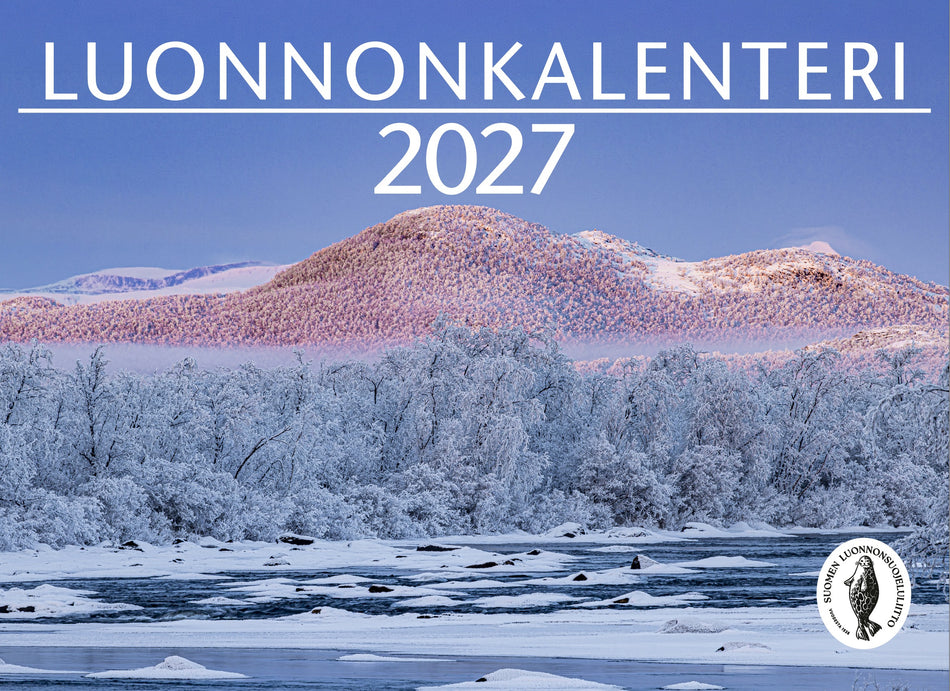 Valokuva tuotteesta Luonnonkalenteri 2027 suomenkielinen, kuuluu tuoteryhmään Seinäkalenterit.