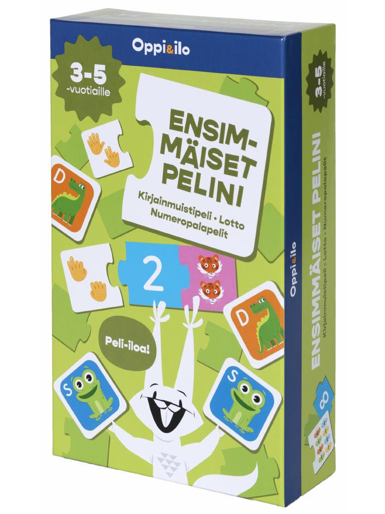 Valokuva tuotteesta Ensimmäiset pelini -lautapeli 3-5 v, kuuluu tuoteryhmään Lautapelit.