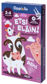 Etsi eläin! -äänimuistipeli 2-4 v