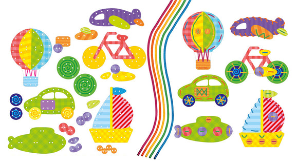 Ompeluleikki kulkuneuvot