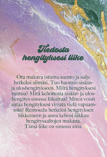 Lempeyttä keholle -korttipakka Hidasta Elämää