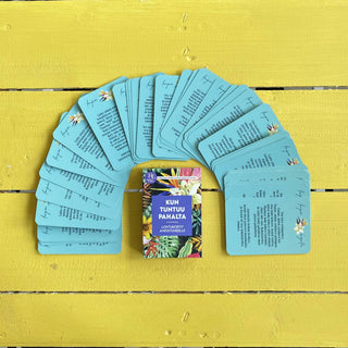 Kun tuntuu pahalta -lohtukortit Hidasta Elämää