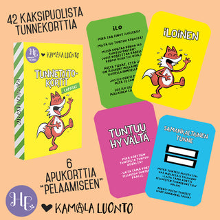 Tunnetaitokortit lapsille Kamala Luonto Hidasta Elämää