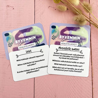 Syvemmin keskustelukortit Hidasta Elämää