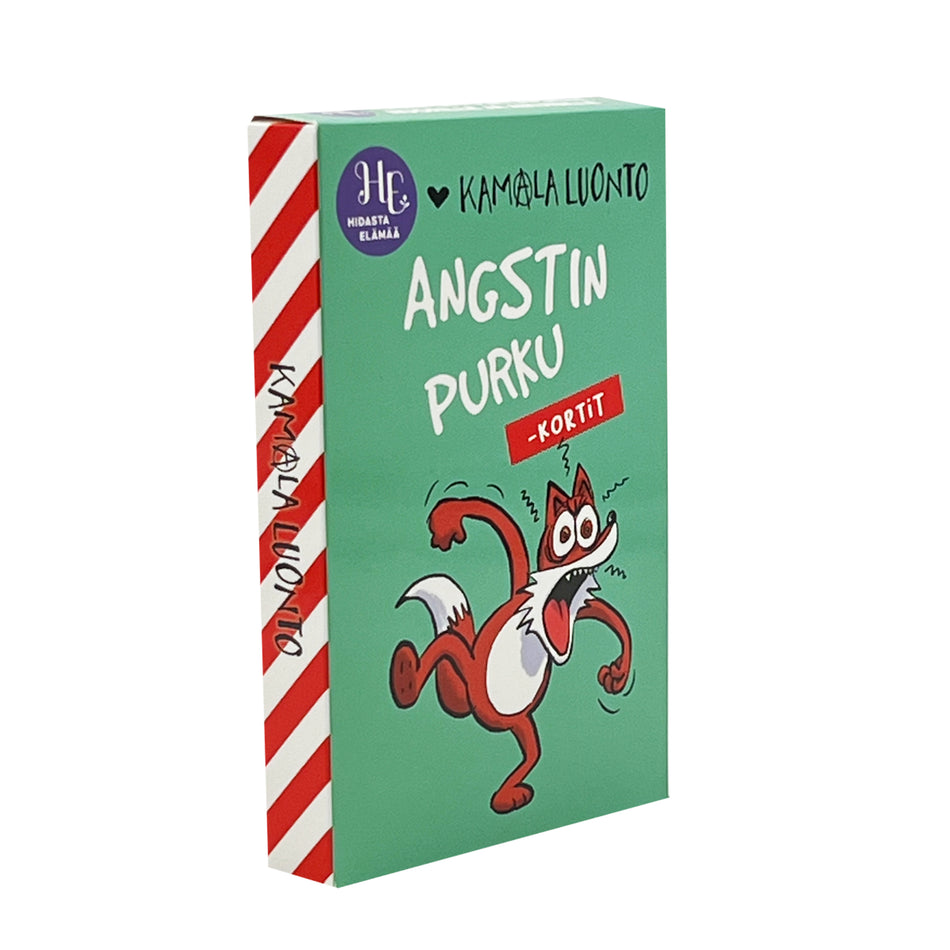 Valokuva tuotteesta Angstinpurkukortit lapsille Kamala Luonto Hidasta Elämää, kuuluu tuoteryhmään Julisteet teemapakat.