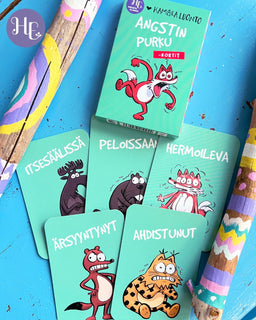 Angstinpurkukortit lapsille Kamala Luonto Hidasta Elämää