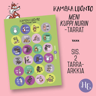 Tarra-arkki Meni kuppi nurin Hidasta Elämää, 2kpl
