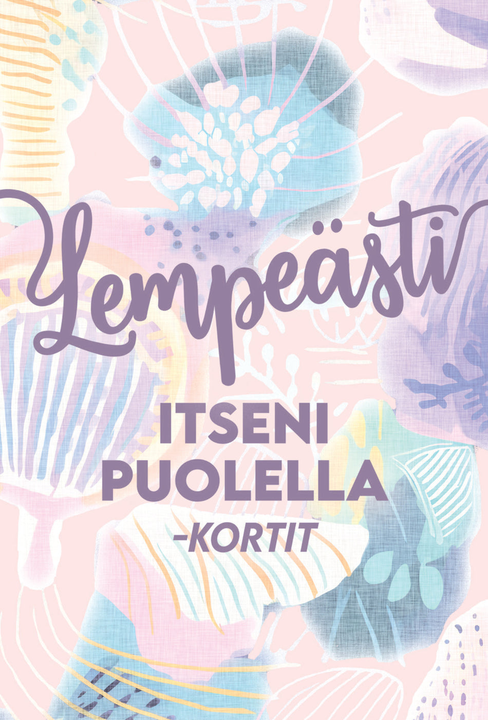 Valokuva tuotteesta Lempeästi itseni puolella -kortit Hidasta Elämää, kuuluu tuoteryhmään Sesonkituotteet.