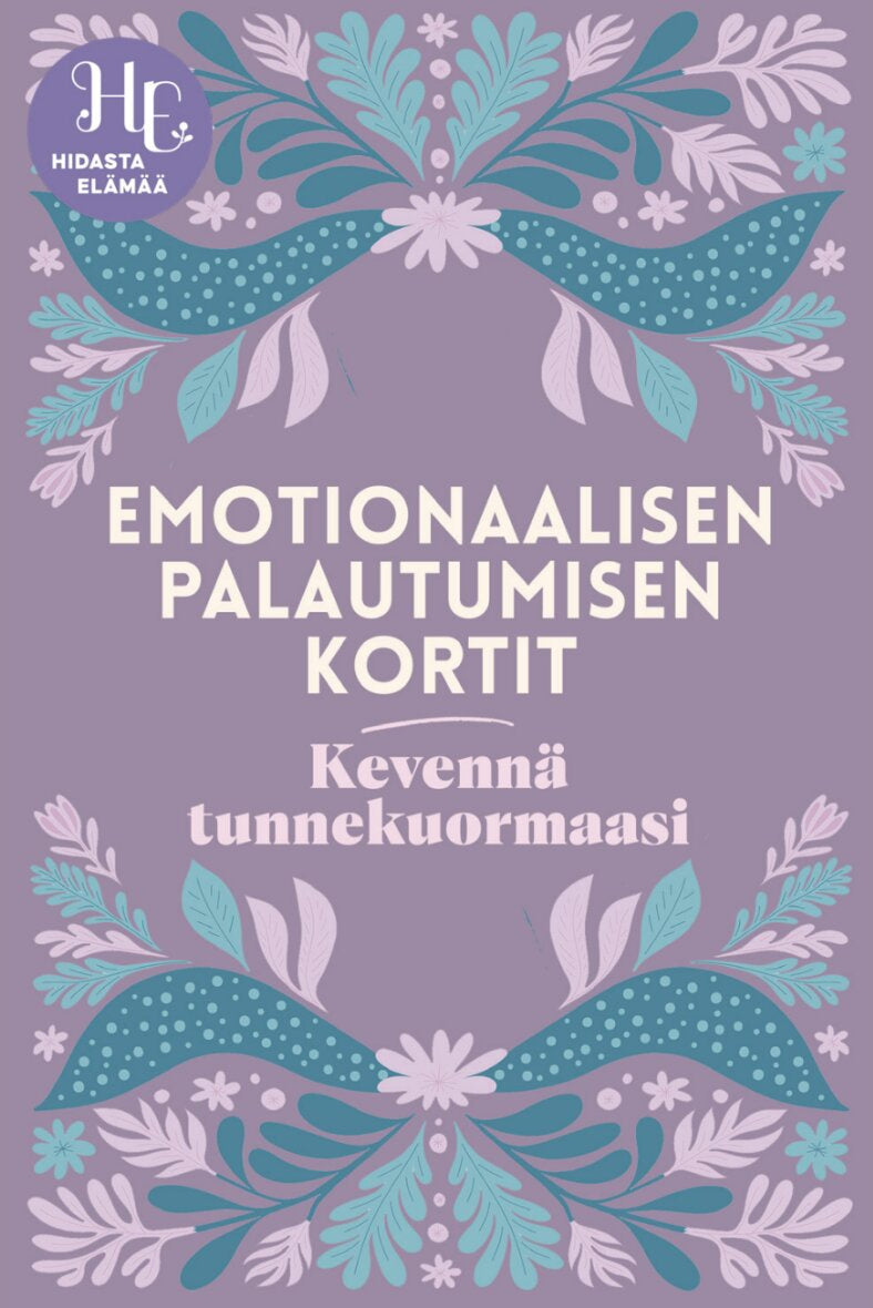 Valokuva tuotteesta Emotionaalisen palautumisen kortit Hidasta Elämää, kuuluu tuoteryhmään Sesonkituotteet.