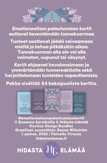 Emotionaalisen palautumisen kortit Hidasta Elämää