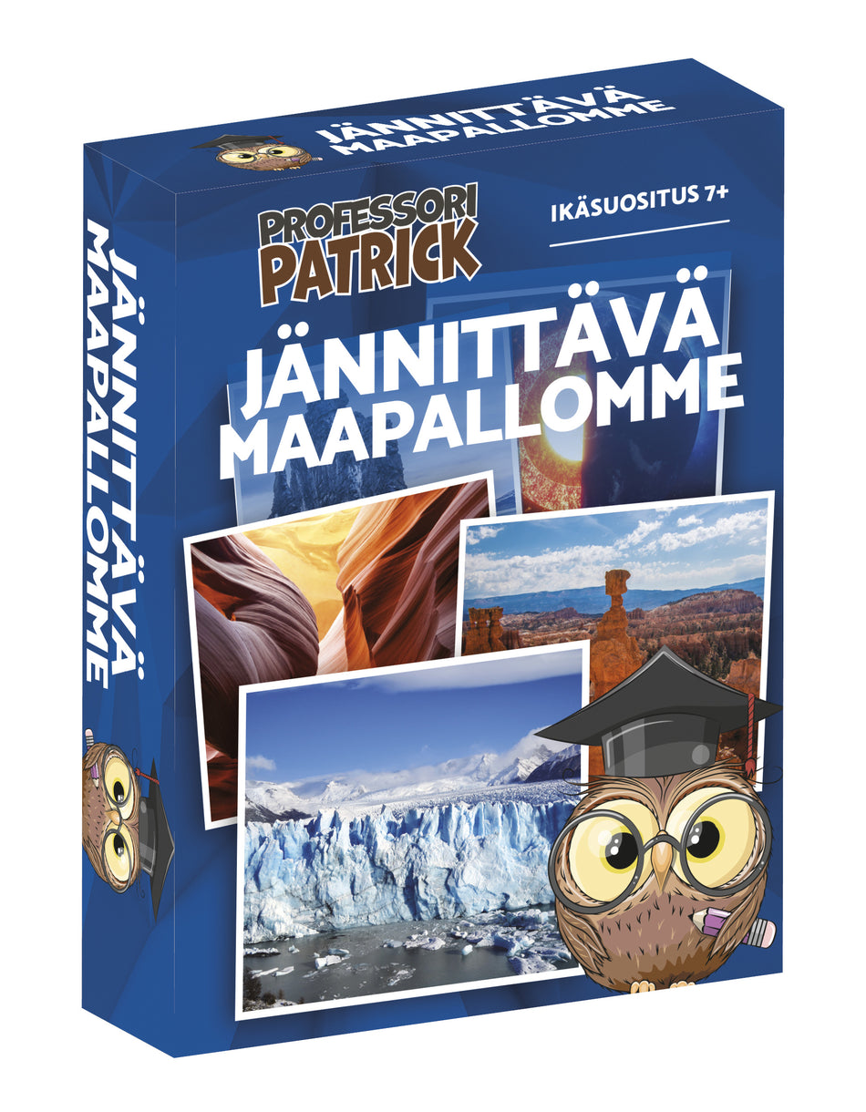 Valokuva tuotteesta Jännittävä Maapallomme - Tietovisa, kuuluu tuoteryhmään Pelikortit.