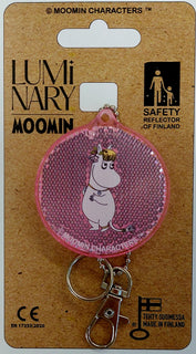 Heijastin Muumi Niiskuneiti pyöreä pinkki