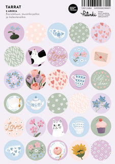 Tarra-arkki A5/2 kpl bujo Love & Care Kajsu Sandberg