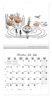 Seinäkalenteri Muumi 2026