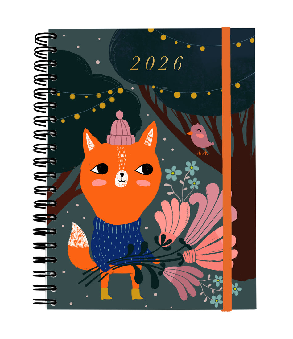 Valokuva tuotteesta Viikkopäivyri Midi Mira Mallius 2026, kuuluu tuoteryhmään Tasku- ja pöytäkalenterit.