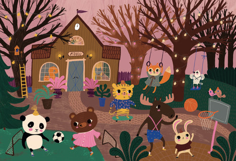 Palapeli 252 palaa Koulun piha Mira Mallius Putinki