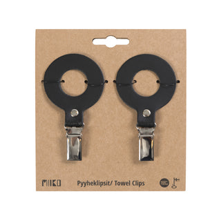 Pyyheklipsi rengas Miiko musta 5x9,3cm