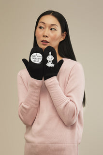 Lapaset MOIKO Välkky Pikku Myy musta M, merinovillaa