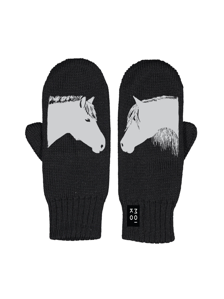 Valokuva tuotteesta Lapaset MOIKO Hepat musta S, merinovillaa, kuuluu tuoteryhmään Asut asusteet.