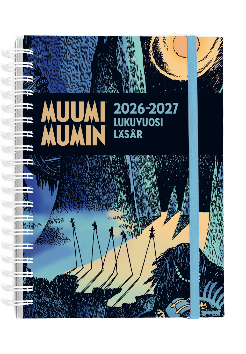 Valokuva tuotteesta Lukuvuosikalenteri 2026-2027 Midi Putinki Muumi, kuuluu tuoteryhmään Lukuvuosikalenterit.