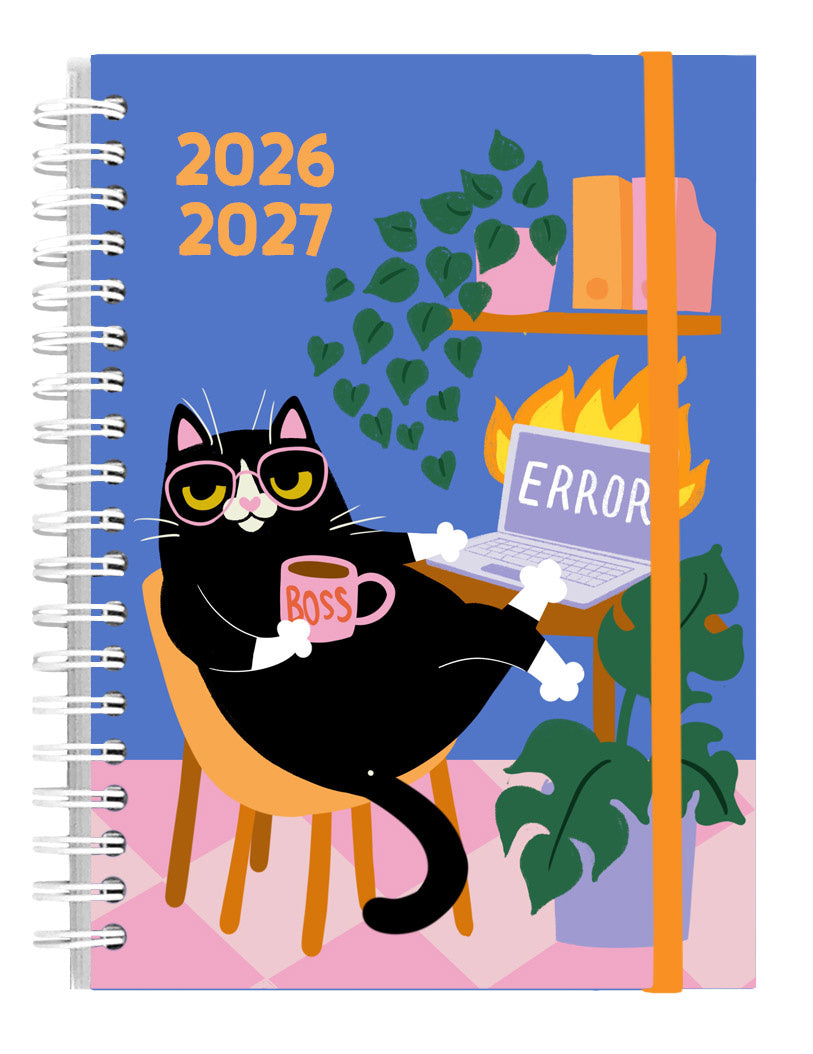Valokuva tuotteesta Lukuvuosikalenteri 2026-2027 Midi Putinki Sandberg, kuuluu tuoteryhmään Lukuvuosikalenterit.