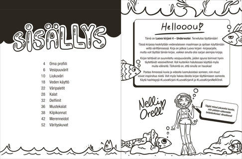 Luova kirjani 4 - Under water - signeerattu