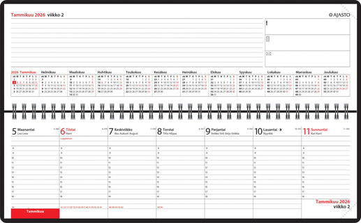 Pöytämemo, musta 2026