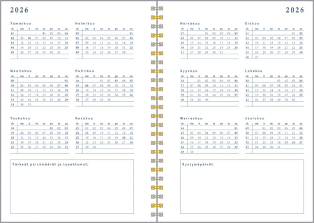 Leatheret, sininen 2026